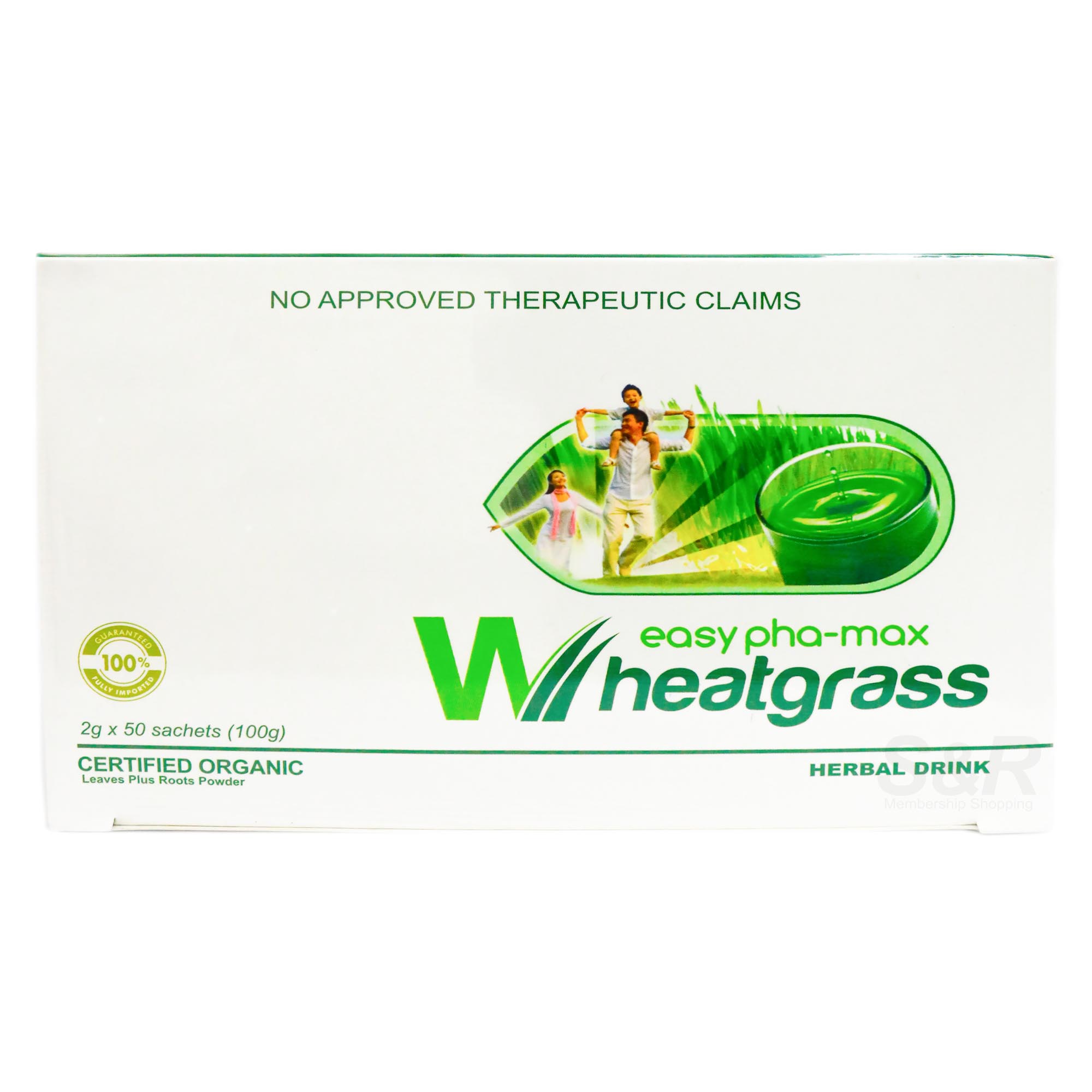 Easy PhaMax Wheatgrass Herbal Drink 50 sachets